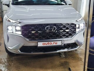 2020 Hyundai Santa Fe IV Рестайлинг, серебристый, 2800000 рублей, вид 3