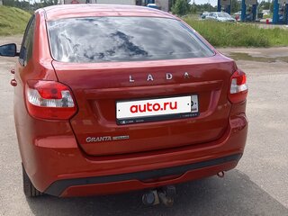 2022 Lada (ВАЗ) Granta Euro-2 I Рестайлинг, красный, 790000 рублей, вид 3
