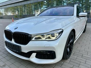2016 BMW 7 серии 730d xDrive VI (G11/G12), белый, 4300000 рублей, вид 3