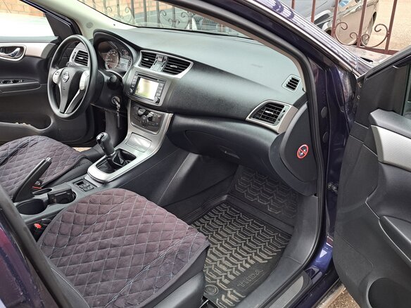 2015 Nissan Sentra VII (B17), синий, 1000000 рублей - вид 2