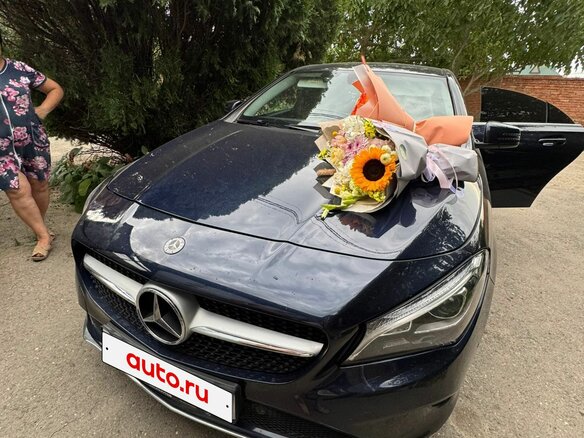 2017 Mercedes-Benz CLA 200 I (C117, X117) Рестайлинг, синий, 1800000 рублей - вид 5