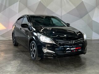 2014 Hyundai Solaris I Рестайлинг, чёрный, 650000 рублей, вид 3