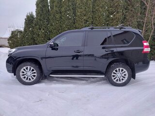 2016 Toyota Land Cruiser Prado 150 Series Рестайлинг 1, чёрный, 3871659 рублей, вид 4