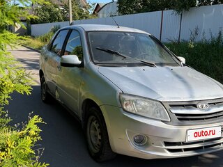 2013 Lada (ВАЗ) Granta I, серебристый, 130000 рублей, вид 2