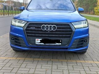 2017 Audi Q7 II (4M), синий, 3150000 рублей, вид 2