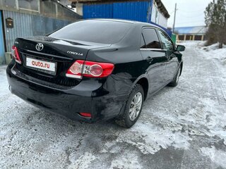2013 Toyota Corolla X (E140, E150) Рестайлинг, чёрный, 1300000 рублей, вид 3