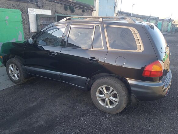 2002 Hyundai Santa Fe I, чёрный, 520000 рублей - вид 4