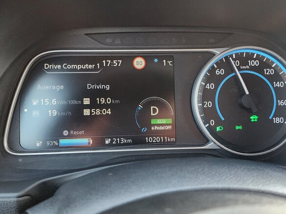 2018 Nissan Leaf II (ZE1), красный, 1100000 рублей - вид 11