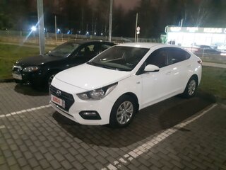 2018 Hyundai Solaris II, белый, 1470000 рублей, вид 1