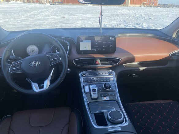 2023 Hyundai Santa Fe IV Рестайлинг, чёрный, 4300000 рублей - вид 7
