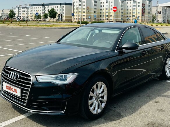 2016 Audi A6 IV (C7) Рестайлинг, чёрный, 2366060 рублей - вид 2