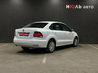 2018 Volkswagen Polo V Рестайлинг, белый, 1180000 рублей, вид 5