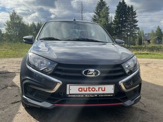 2022 Lada (ВАЗ) Granta Drive Active I Рестайлинг, серый, 1200000 рублей, вид 4