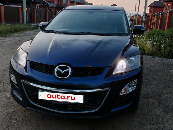 2011 Mazda CX-7 I Рестайлинг, синий, 1050000 рублей - вид 5