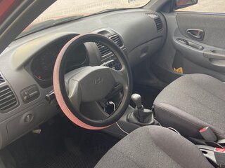 2005 Hyundai Accent ТагАЗ II, красный, 475000 рублей, вид 5