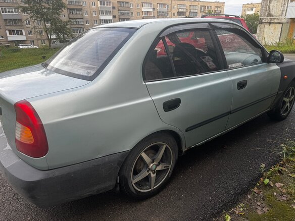 2008 Hyundai Accent ТагАЗ II, серебристый, 200000 рублей - вид 3