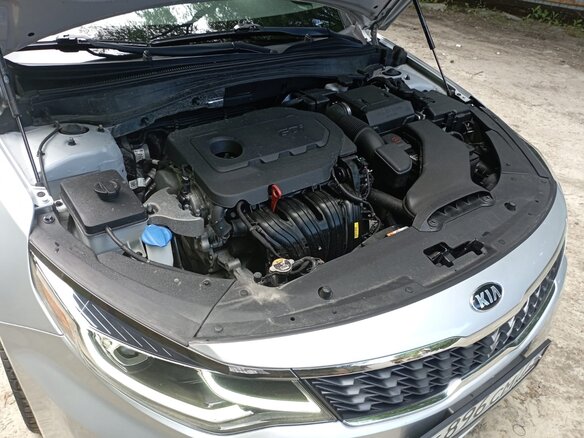 2019 Kia Optima IV Рестайлинг, серый, 2300000 рублей - вид 13