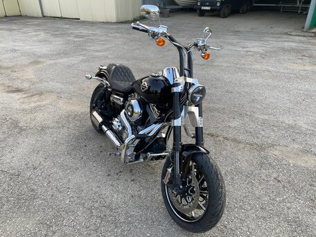 2007 Harley-Davidson Dyna Super Glide, фиолетовый, 800000 рублей, вид 1