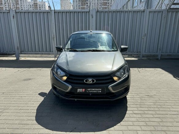 2020 Lada (ВАЗ) Granta I Рестайлинг, серый - вид 1