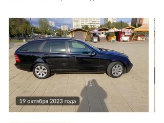 2002 Mercedes-Benz C-Класс 200 II (W203), чёрный, 550000 рублей, вид 2