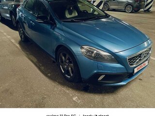 2014 Volvo V40 Cross Country I, голубой, 1250000 рублей, вид 2