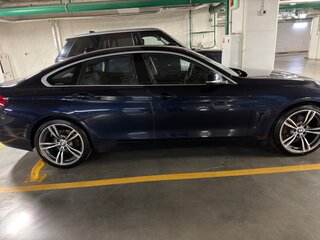 2017 BMW 4 серии Gran Coupe 418d F32/F33/F36 Рестайлинг, синий, 2500000 рублей, вид 3