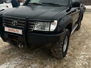 2004 Toyota Land Cruiser 105 100 Series Рестайлинг 1, чёрный, 3700000 рублей, вид 1