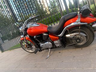 2009 Kawasaki VN900 Vulcan, красный, 400000 рублей, вид 2