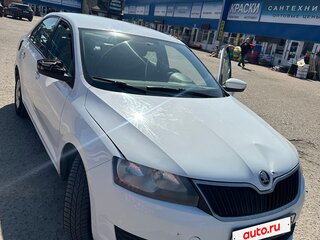 2017 Skoda Rapid I Рестайлинг, белый, 840000 рублей, вид 3