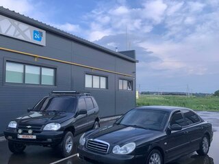 2008 Hyundai Sonata ТагАЗ IV (EF) Рестайлинг, чёрный, 600000 рублей, вид 2