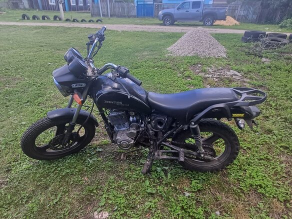 2014 Zontes ZT200-C, чёрный, 30000 рублей