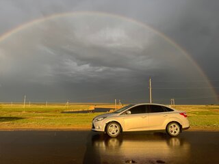 2011 Ford Focus III, серебристый, 550000 рублей, вид 3