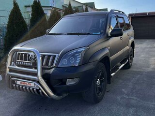 2008 Toyota Land Cruiser Prado 5-speed 120 Series Рестайлинг, чёрный, 2000000 рублей, вид 4