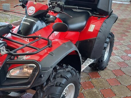 2007 Honda TRX 680 (Rincon), красный, 620000 рублей, вид 4