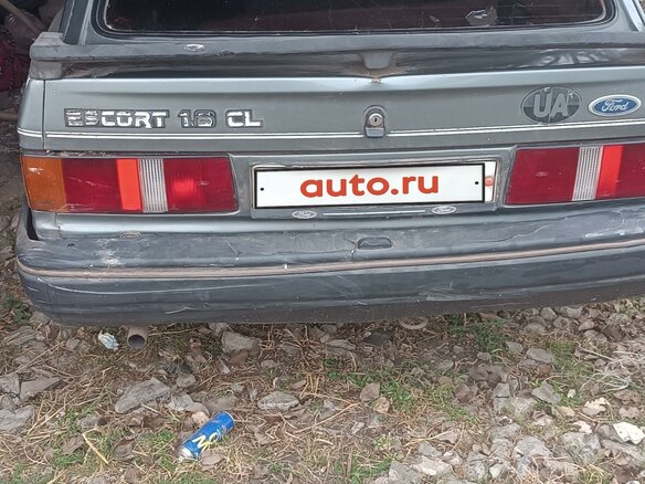 1986 Ford Escort IV, серебристый - вид 6