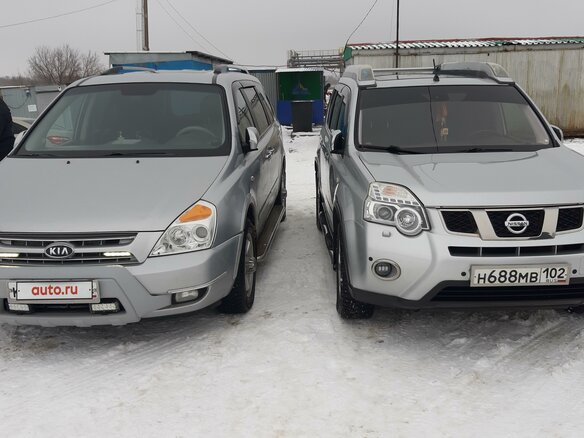 2010 Kia Carnival Grand II, серебристый, 1230000 рублей - вид 1