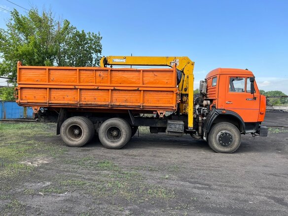 2008 КамАЗ 45143, оранжевый, 3500000 рублей