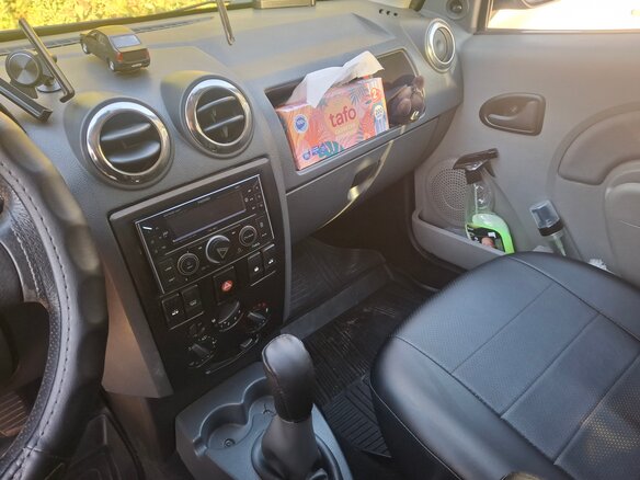 2009 Renault Logan I, чёрный, 370000 рублей - вид 9