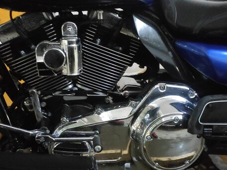 2010 Harley-Davidson Electra Glide, синий, 1150000 рублей, вид 4
