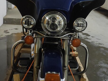 2010 Harley-Davidson Electra Glide, синий, 1150000 рублей, вид 3