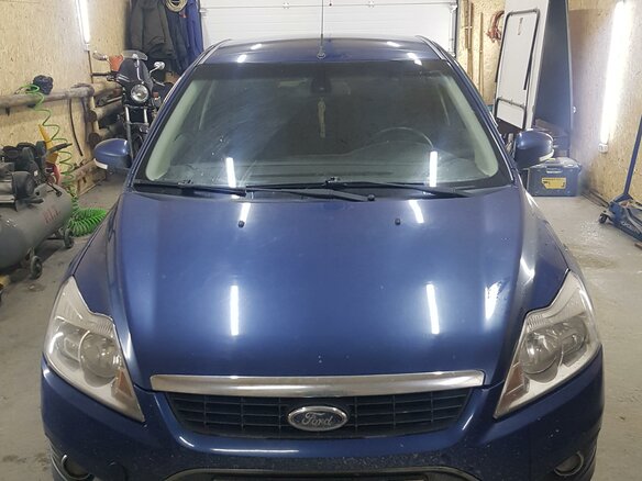 2008 Ford Focus II Рестайлинг, синий, 355000 рублей