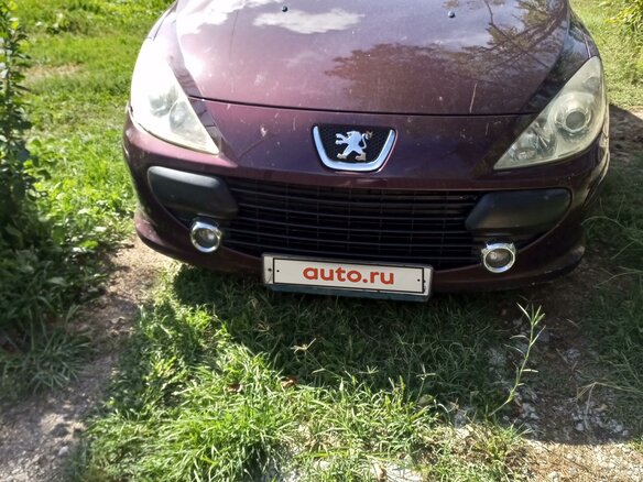 2006 Peugeot 307 I Рестайлинг, фиолетовый, 350000 рублей