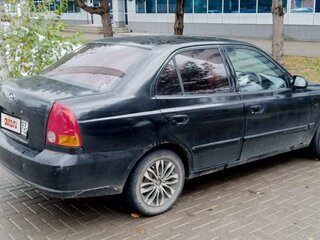 2005 Hyundai Accent II Рестайлинг, чёрный, 430000 рублей, вид 4