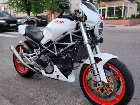 2004 Ducati Monster S4, белый, 495000 рублей, вид 1
