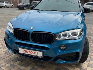 2018 BMW X6 40d II (F16), голубой, 4490000 рублей, вид 2