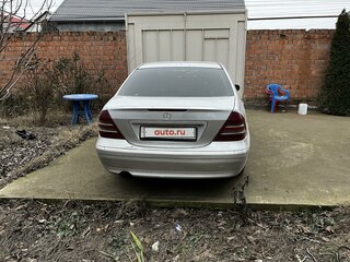 2002 Mercedes-Benz C-Класс 180 II (W203), серебристый, 400000 рублей, вид 4