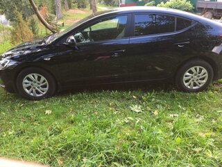 2016 Hyundai Elantra VI (AD), чёрный, 1600000 рублей, вид 4