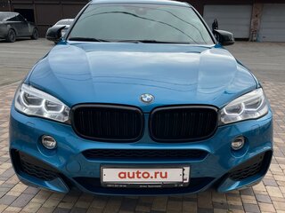 2018 BMW X6 40d II (F16), голубой, 4490000 рублей, вид 1