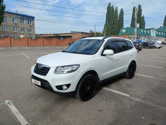2011 Hyundai Santa Fe II Рестайлинг, белый, 1275000 рублей