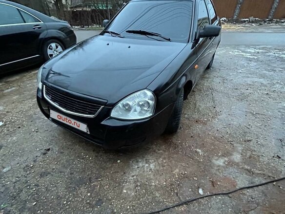 2009 Lada (ВАЗ) Priora I, чёрный, 360000 рублей - вид 4